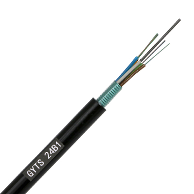 Câble optique blindé extérieur 24 de fibre de mode unitaire de G652d noyau 48 72 96 144 288