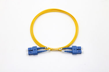 Intérieur en céramique optique durable du duplex UPC de corde de correction de fibre de connecteur unimodal de Sc