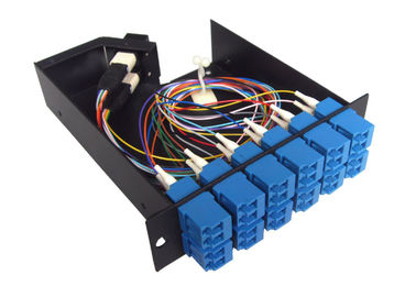 12 connecteurs de Sc anti- choquant le tableau de connexions de MPO pour le système de câblage de câble