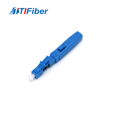 Connecteur rapide optique recto unimodal de fibre de LC UPC pour FTTH