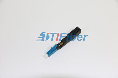 Connecteurs de fibre de mode unitaire de LC UPC RPA, connecteur optique traversant droit de la fibre LC