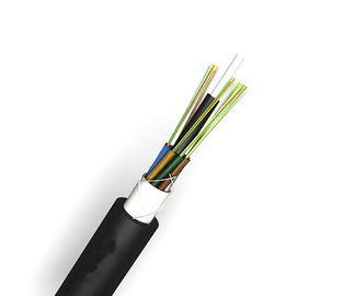 Longueur adaptée aux besoins du client par tube lâche multi non métallique de conduit du noyau 6-288 du câble optique GYFTY de fibre