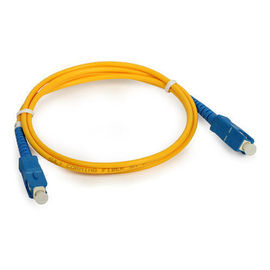 Perte par insertion optique unimodale de corde de correction de fibre basse avec le connecteur de Sc/LC/St/FC
