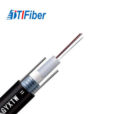 24 câbles optiques extérieurs de fibre du noyau GYXTW Unitube pour la communication